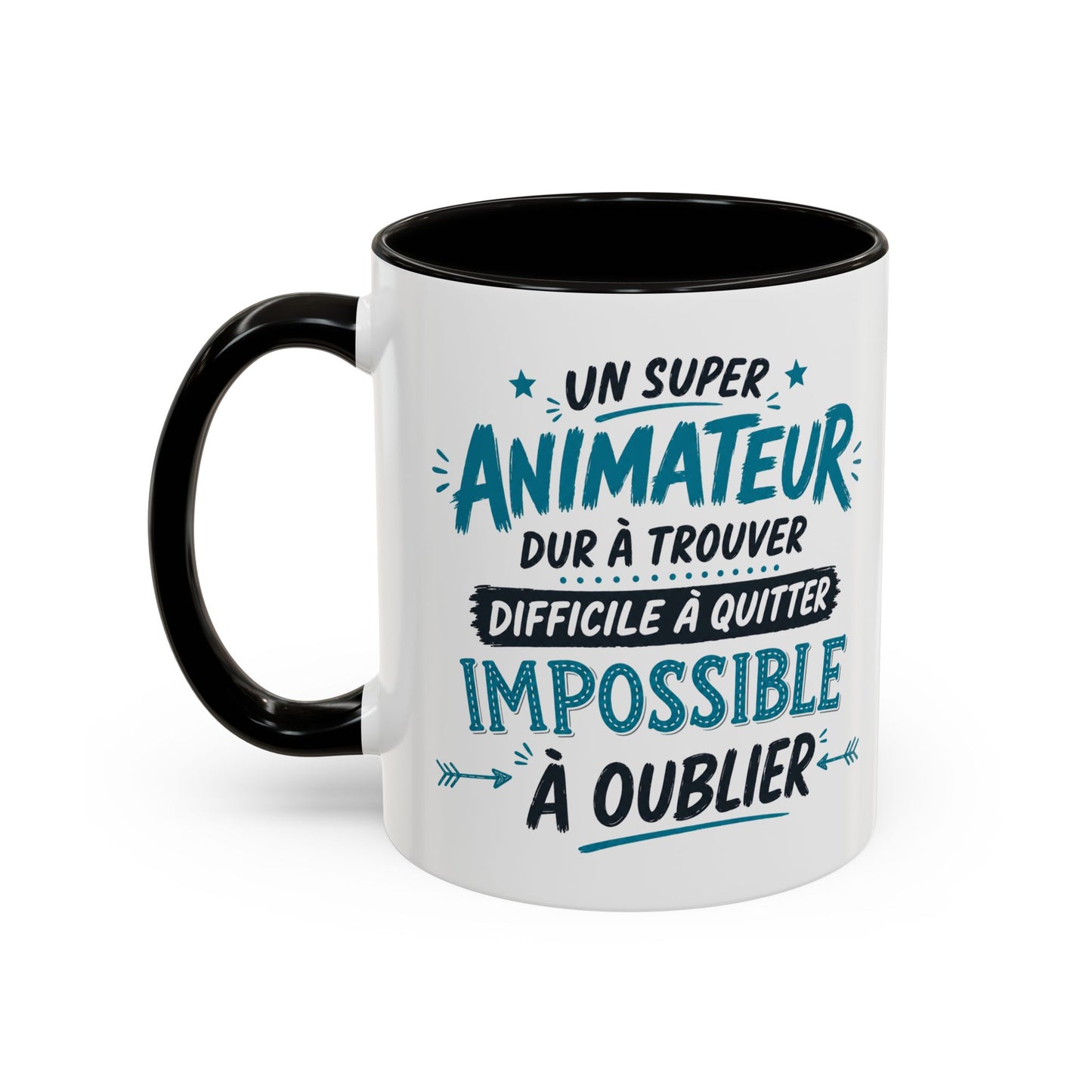 Mug Animateur Homme – Tasse Humour Un Super Animateur Impossible à Oublier – Cadeau Original Animateur Anniversaire Noël 325ml