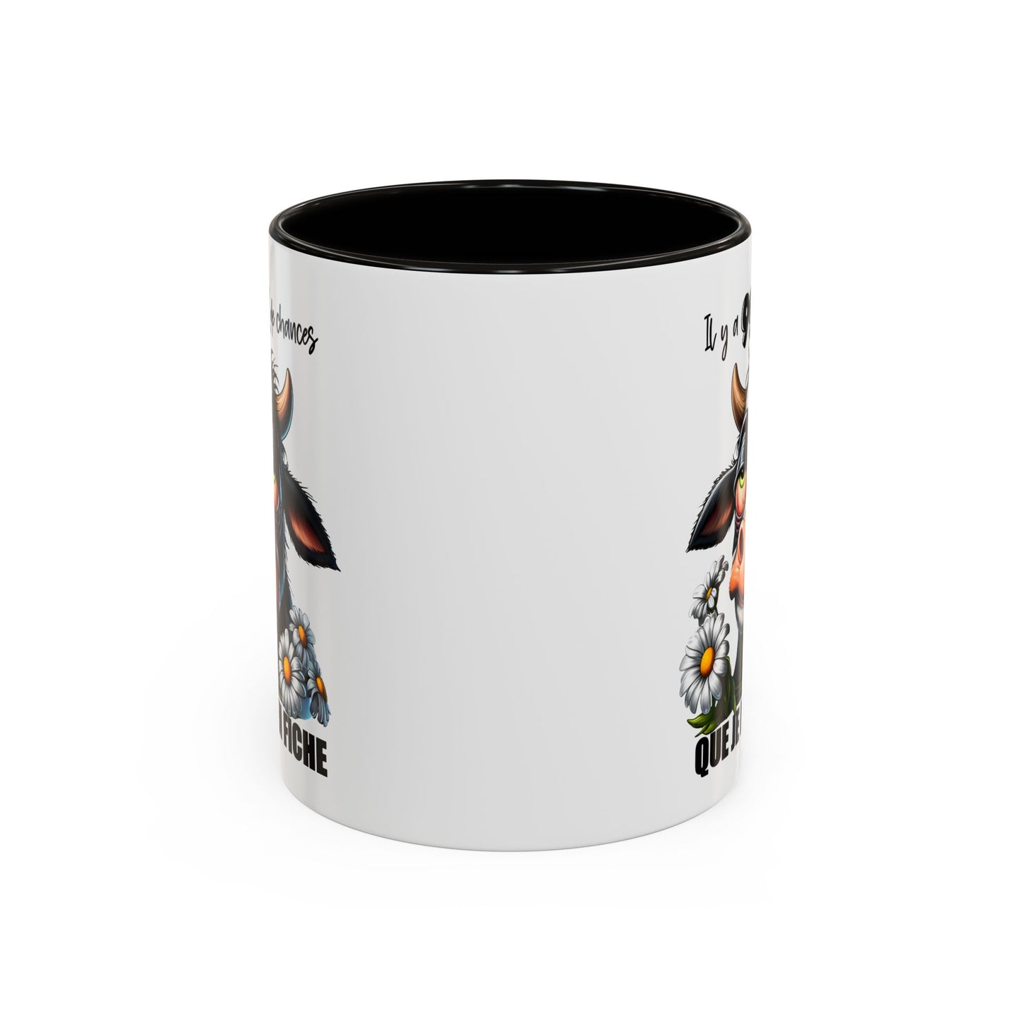 Tasse Il Y A 99% De Chances Que Je M’En Fiche – Mug Humour Vache Drôle Sarcastique 325ml