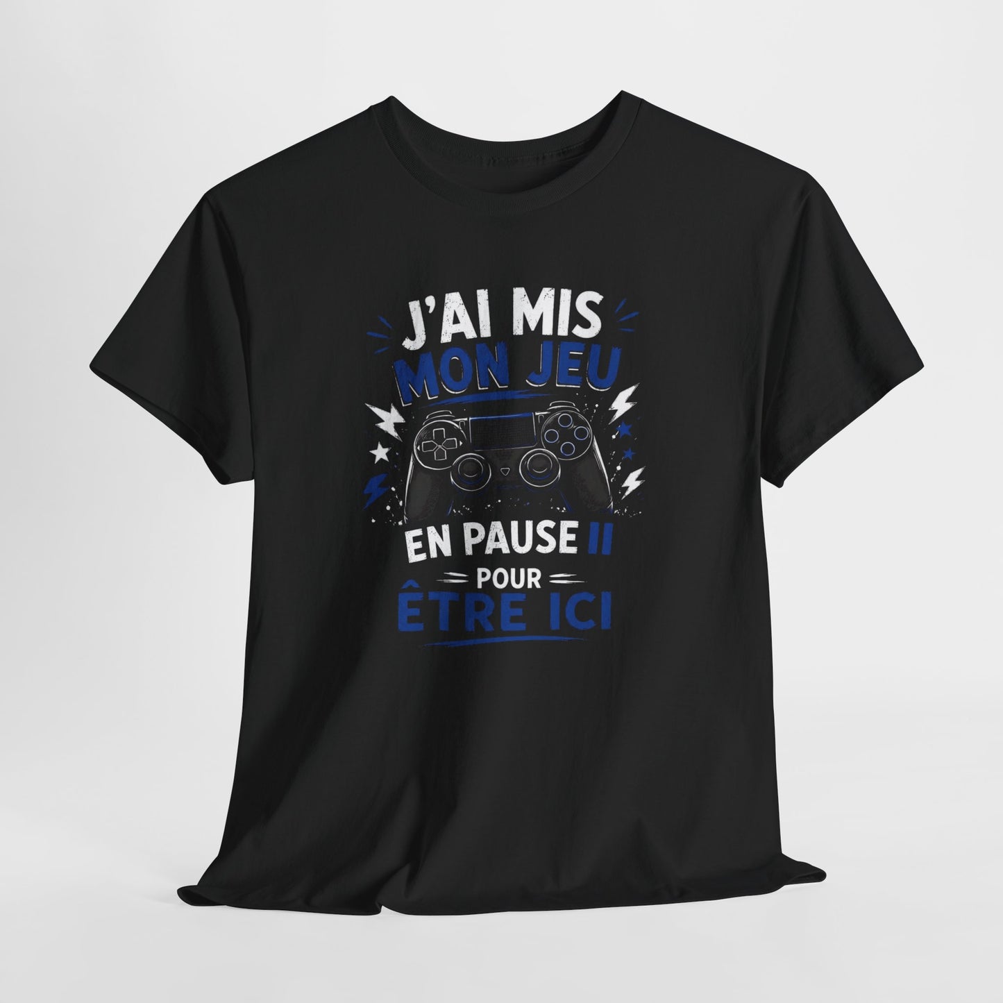 Tee-Shirt Gamer Homme et Femme – Humour Gaming Manette Jeu Vidéo – Cadeau Original Geek Passionné de Jeux Vidéo