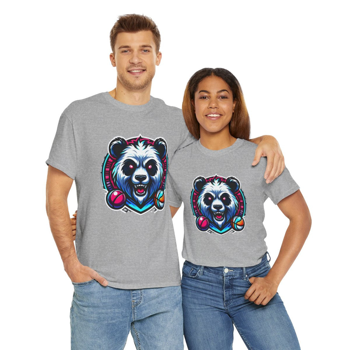 Tee Shirt Design Panda animal esport idée cadeau anniversaire t shirt panda - Homme ou Femme