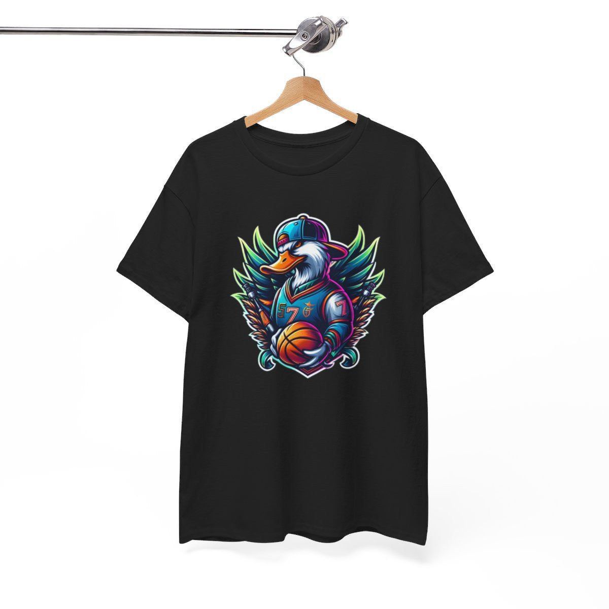Tee Shirt Canard animal animaux idée cadeau Basket Logo esport - Homme/Femme