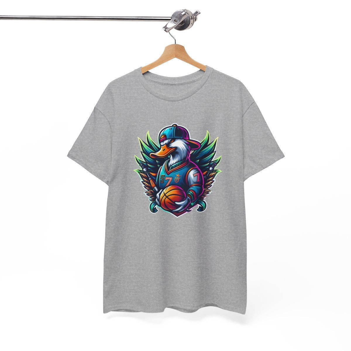 Tee Shirt Canard animal animaux idée cadeau Basket Logo esport - Homme/Femme