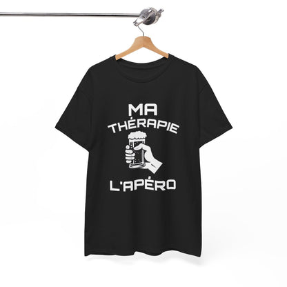Tee-Shirt Ma Thérapie L'apéro idée cadeau amusant humour drole pour Homme ou Femme