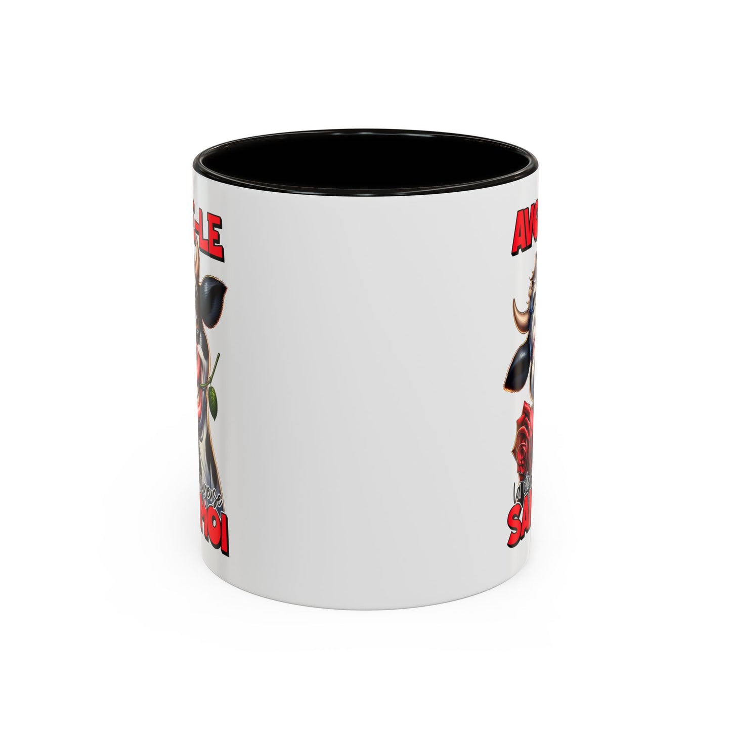 Tasse Avoue-Le La Vie Serait Ennuyeuse Sans Moi – Mug Vache Humour Drôle Femme Homme 325ml
