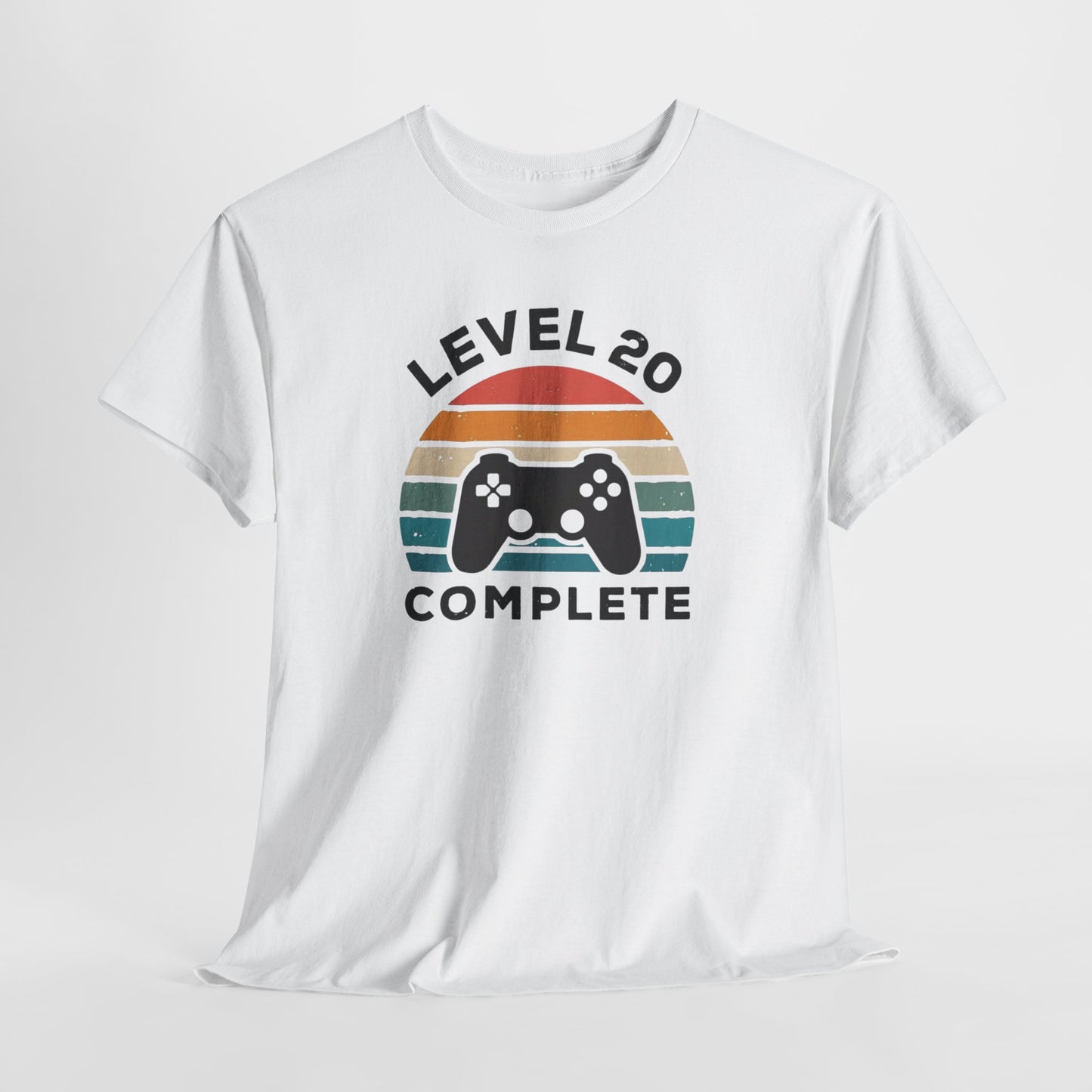 Tee-Shirt 20 Ans Homme et Femme – Cadeau Anniversaire 20ème Gamer Gaming – Idée Cadeau Jeu Vidéo Original pour Passionné de Jeux Vidéo