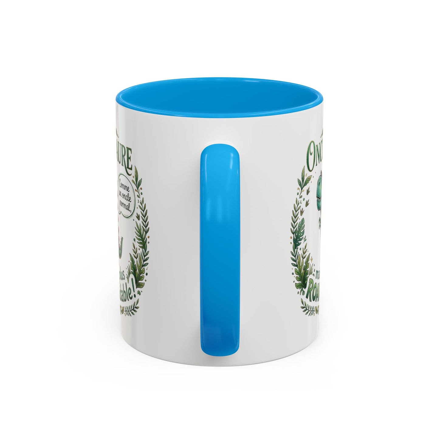 Tasse Oncle Dinosaure 325ml – Mug Céramique Humour Tonton Cadeau Original Famille Dinosaure