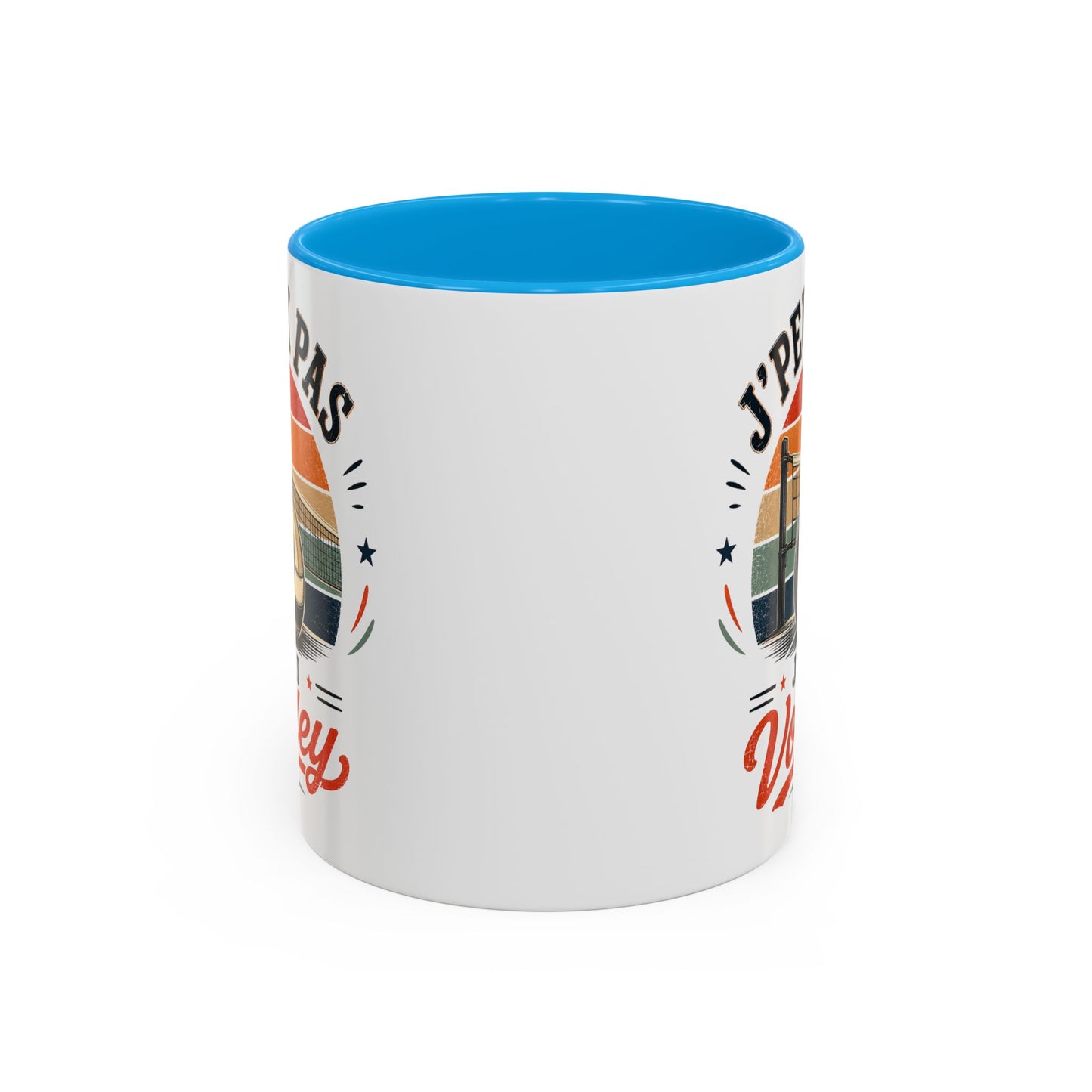 Tasse J’Peux Pas J’Ai Volley – Mug Volley Vintage Humoristique – Cadeau Joueur Homme Femme 325ml