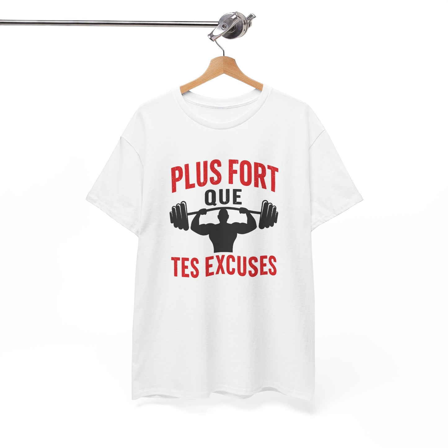 T-Shirt Musculation Homme et Femme – Fitness Motivation Sport – Entraînement Salle de Muscu – Cadeau Sportif