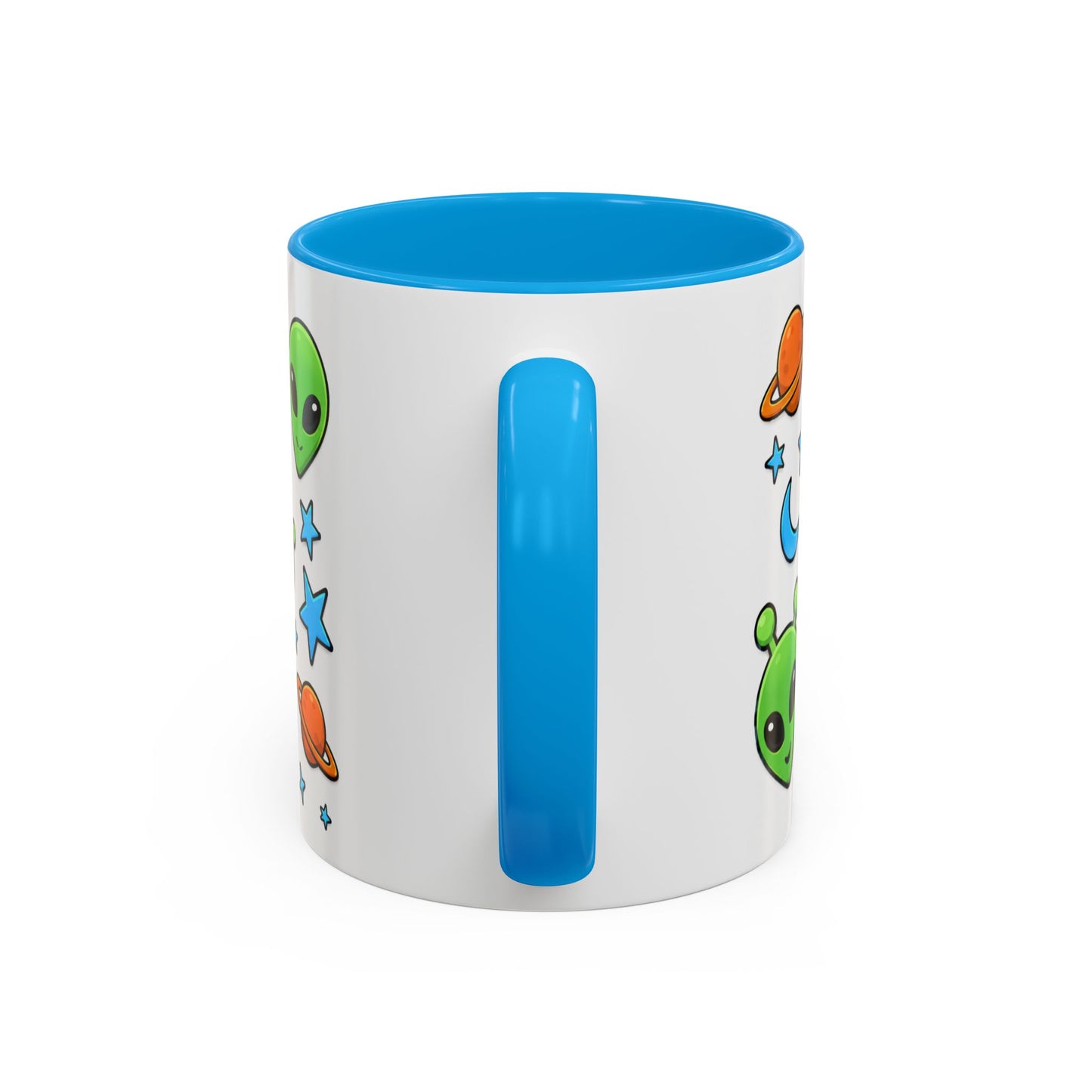 Tasse Aliens Kawaii – Mug Extraterrestres Colorés – Cadeau Espace et Univers Cartoon 325ml