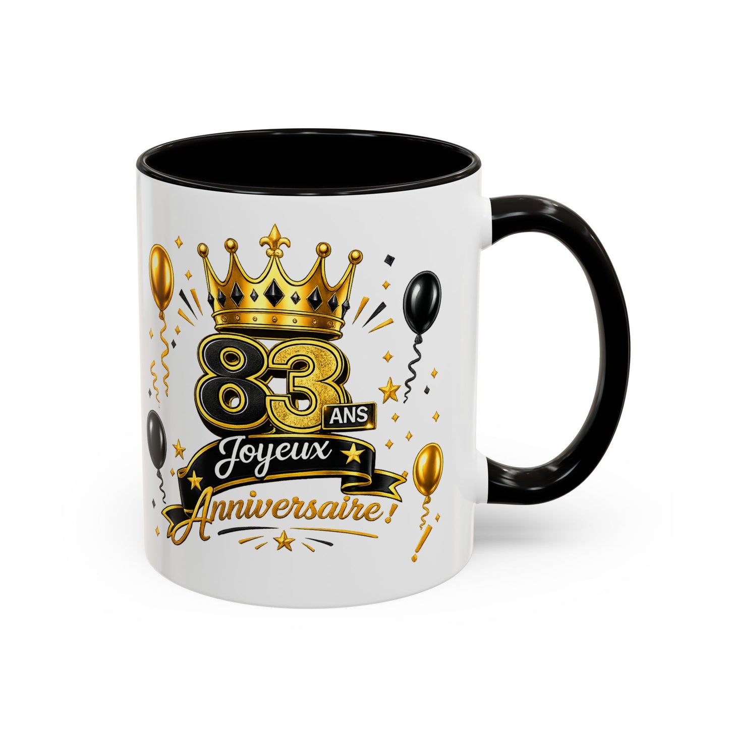 Mug Joyeux 83 Ans – Tasse Anniversaire 83 Ans – Cadeau Original pour Femme Homme – Idée Cadeau 83e Anniversaire