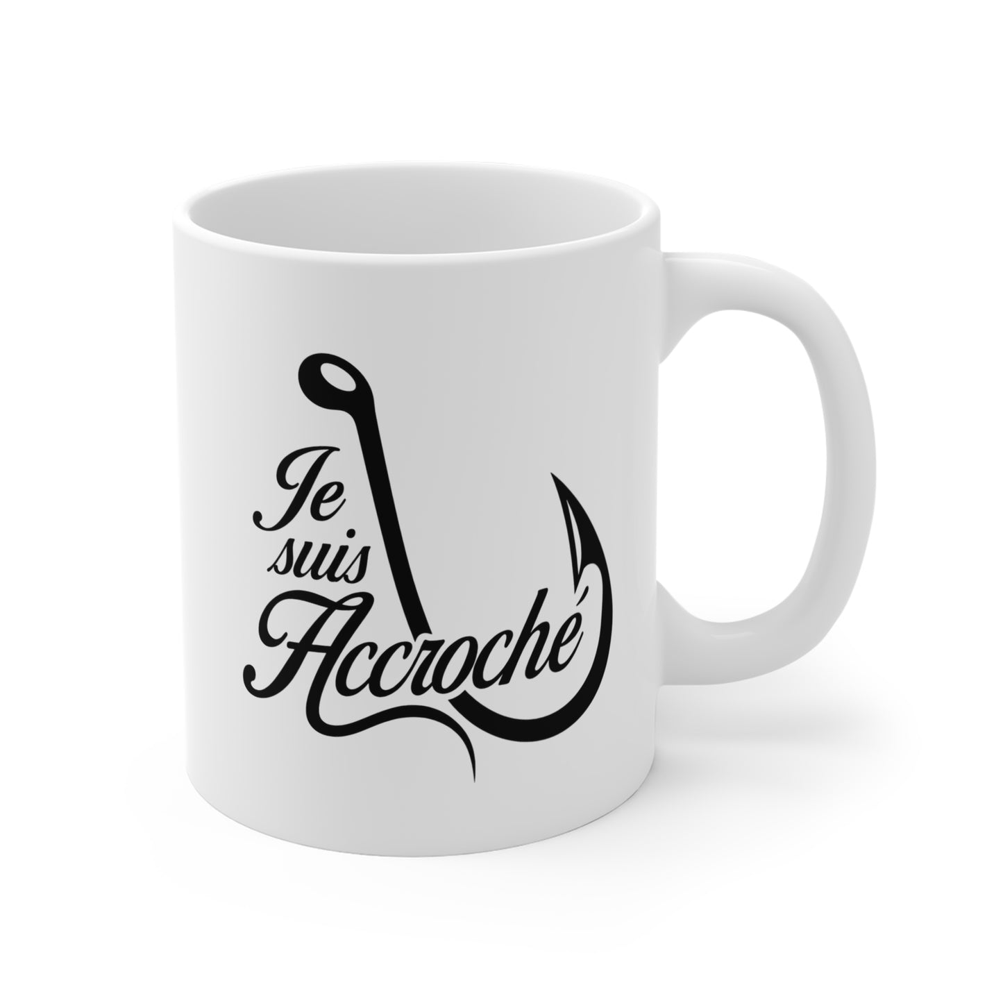 Mug Pêche Humoristique – Tasse Passion Pêcheur – Cadeau Homme Amateur de Poissons, Lac et Rivière – 325 ml