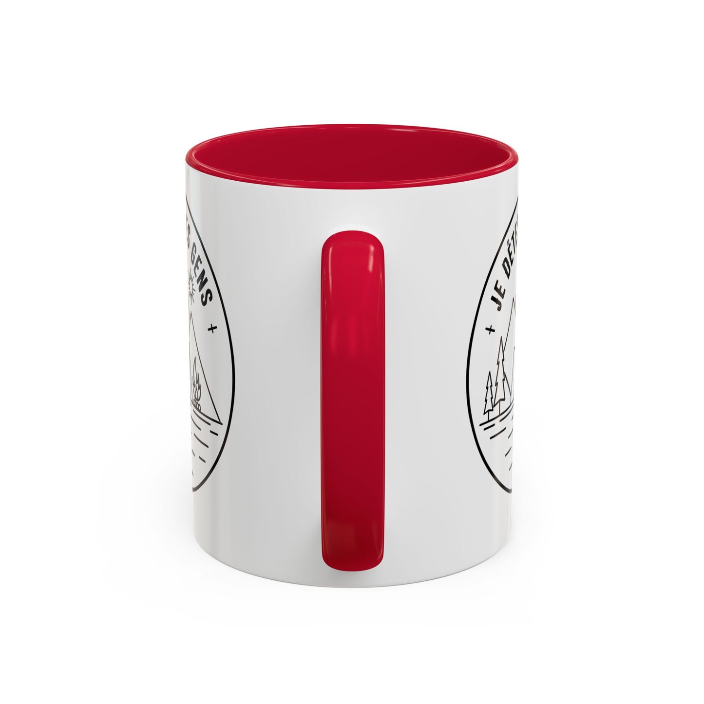Tasse Camping Humour Homme et Femme – Mug Nature Montagne Tente Feu de Camp – Cadeau Original Randonneur Campeur Amateur de Plein Air – 325 ml