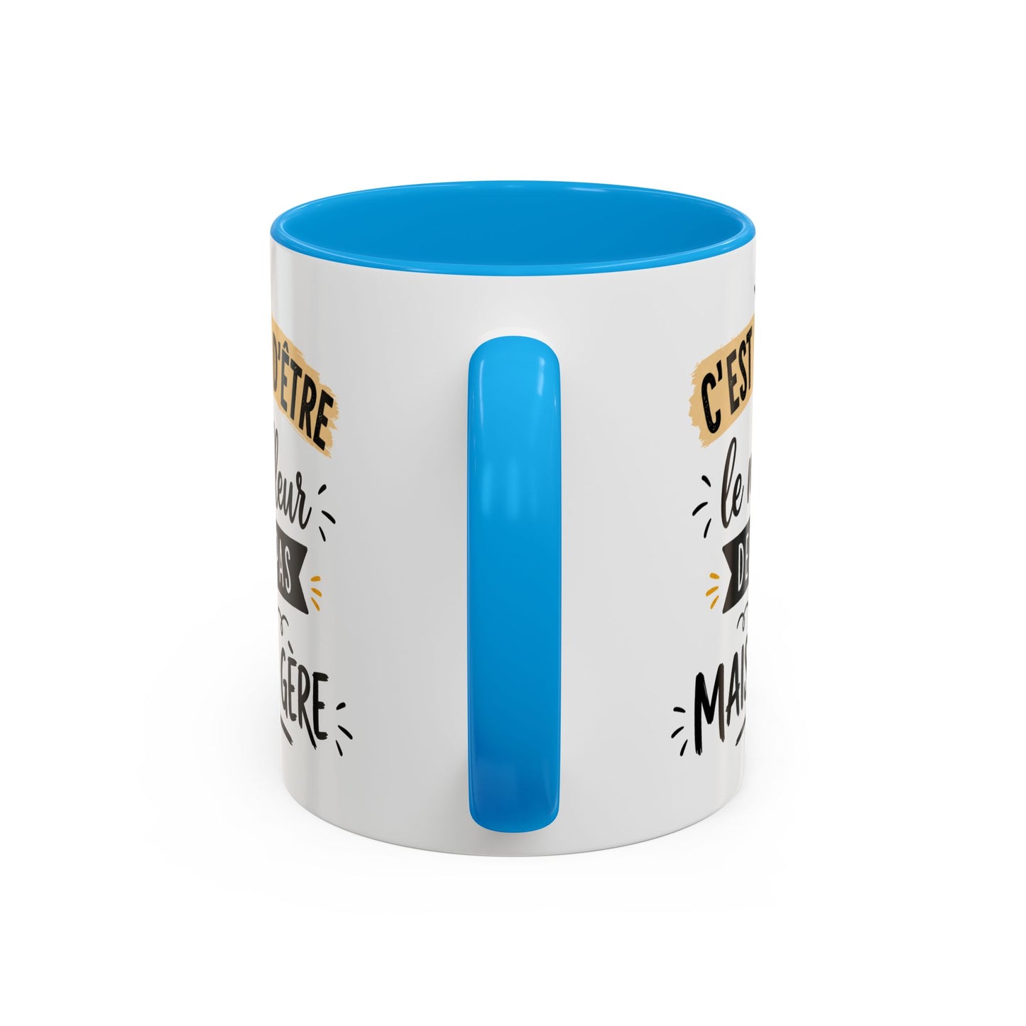 Tasse C’Est Dur D’Être Le Meilleur Des Papas Mais Je Gère – Mug Humour Papa Vintage – Cadeau Fête des Pères 325ml