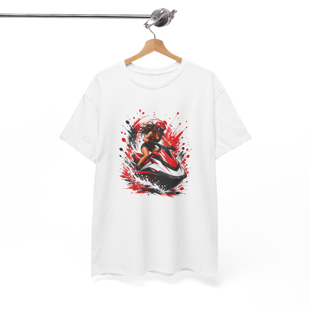 Tee Shirt Jet Ski Femme – Motarde des Mers – T-Shirt Sport Nautique Cadeau Femme