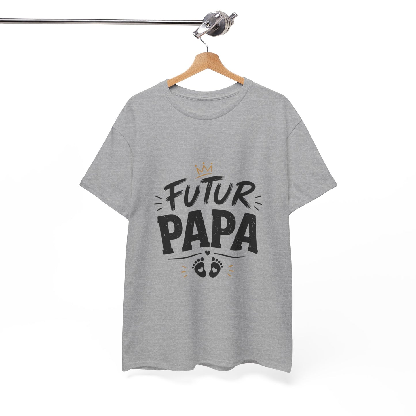 T-Shirt Homme Futur Papa – Tee Shirt Cadeau Annonce Grossesse Papa Idée Cadeau Future Papa Naissance Bébé