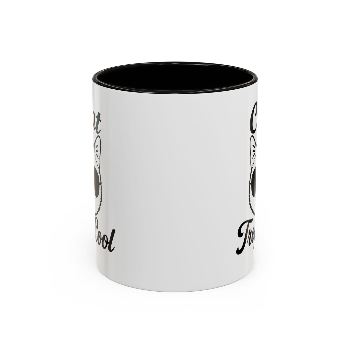 Tasse Chat Trop Cool Homme et Femme – Mug Chat avec Lunettes de Soleil – Cadeau Original pour Amoureux des Chats – Céramique 325 ml
