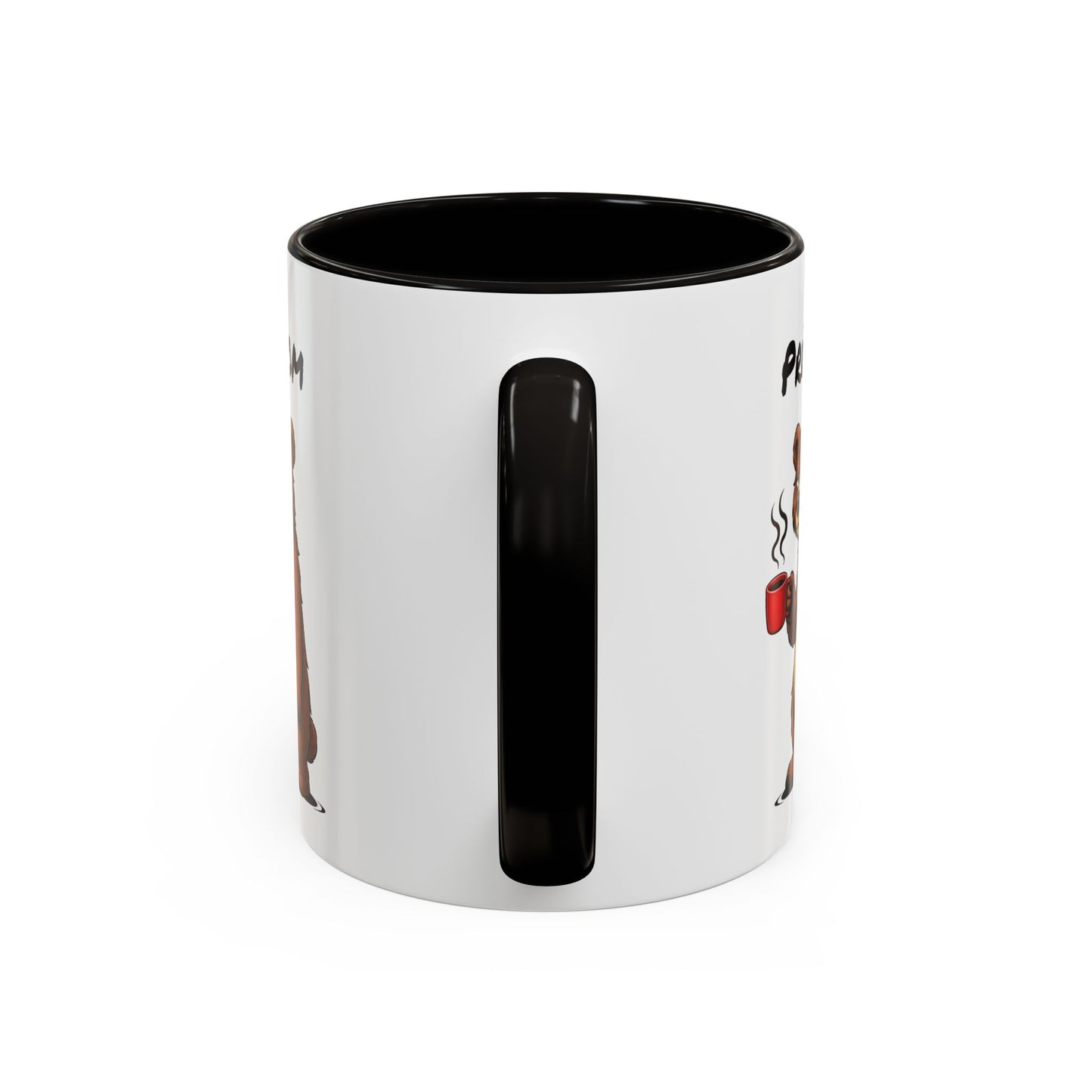 Tasse Ours Fatigué avec Café – Mug Animal Mignon et Humour – Illustration Cartoon 325ml