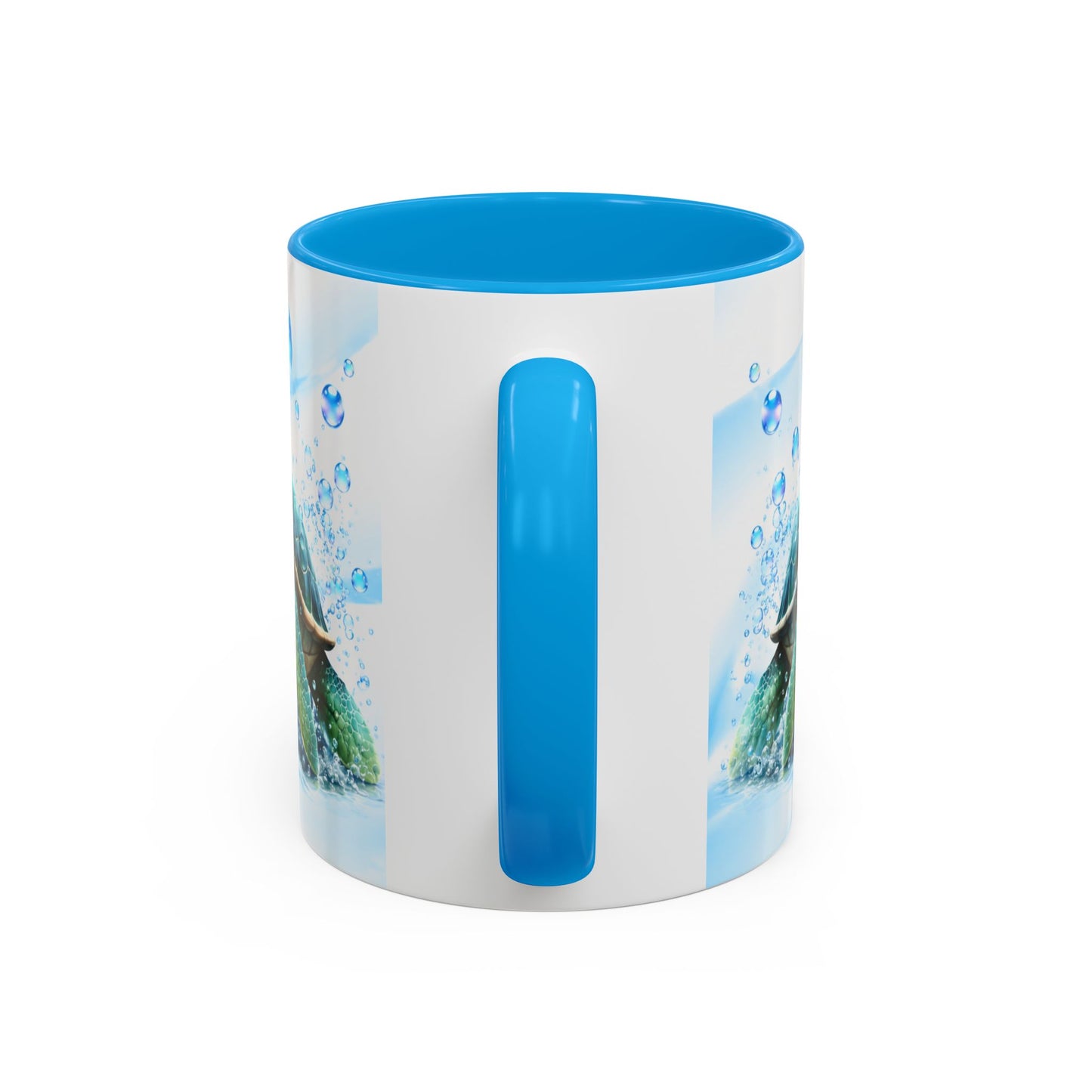 Tasse Tortue Marine Mignonne – Mug Kawaii Animal Océan et Bébé Tortue – Cadeau Amoureux des Tortues 325ml