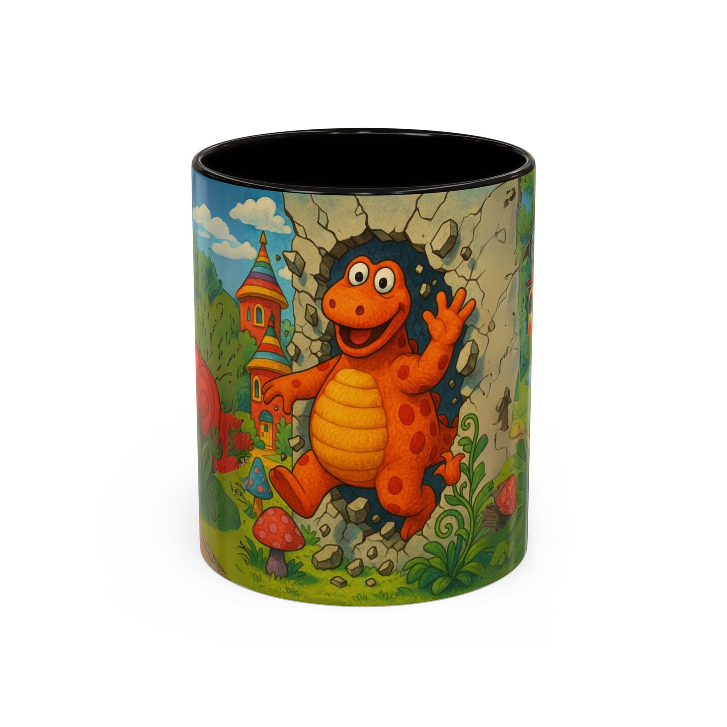 Mug Casimir Entrée Détonante dans l’Île aux Enfants Idée Cadeau pour Enfant et Adulte Noir Bleu Rouge