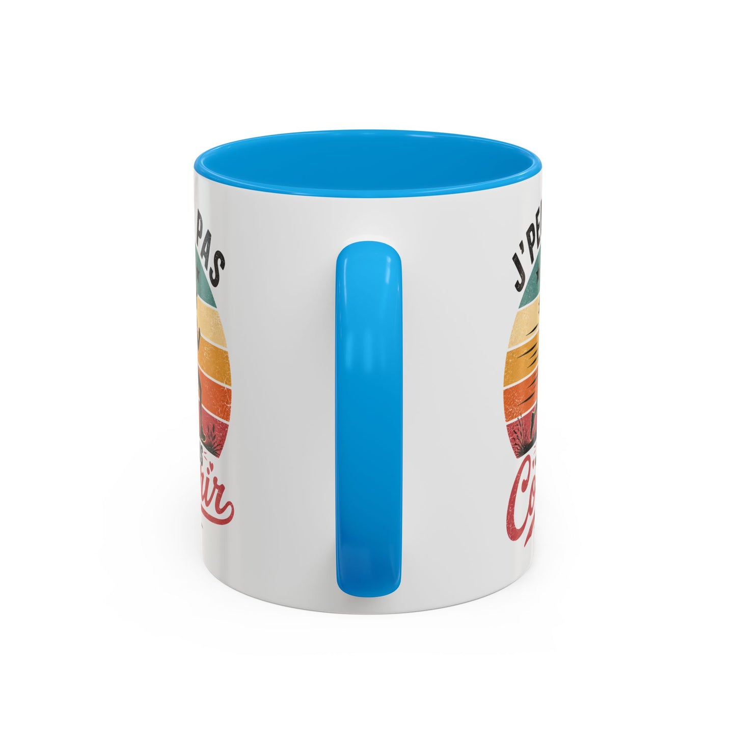 Tasse Femme J’Peux Pas J’Vais Courir – Mug Running Vintage Humoristique – Cadeau Runneuse Jogging Sport 325ml