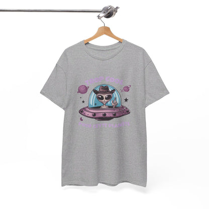 T shirt Alien Trop Cool Pour Cette Planète - Homme/Femme idée cadeau humour drôle amusant