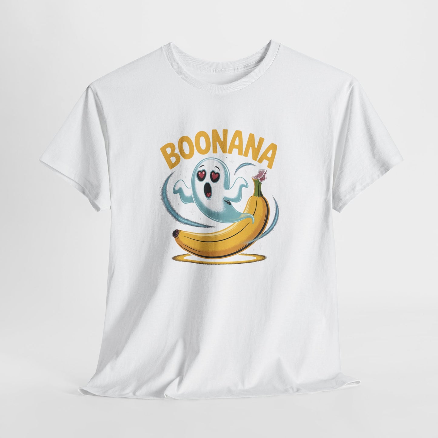 Tee Shirt Boonana Fantôme Banane – T-shirt Halloween Drôle – Humour Fantôme Banane