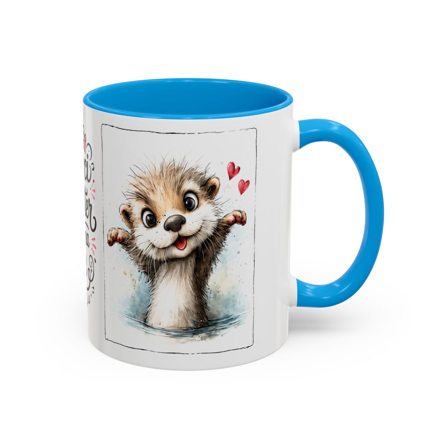 Tasse Merci D’Exister Dans Ma Vie – Mug Loutre Adorable – Cadeau Amour Amitié Homme Femme 325ml