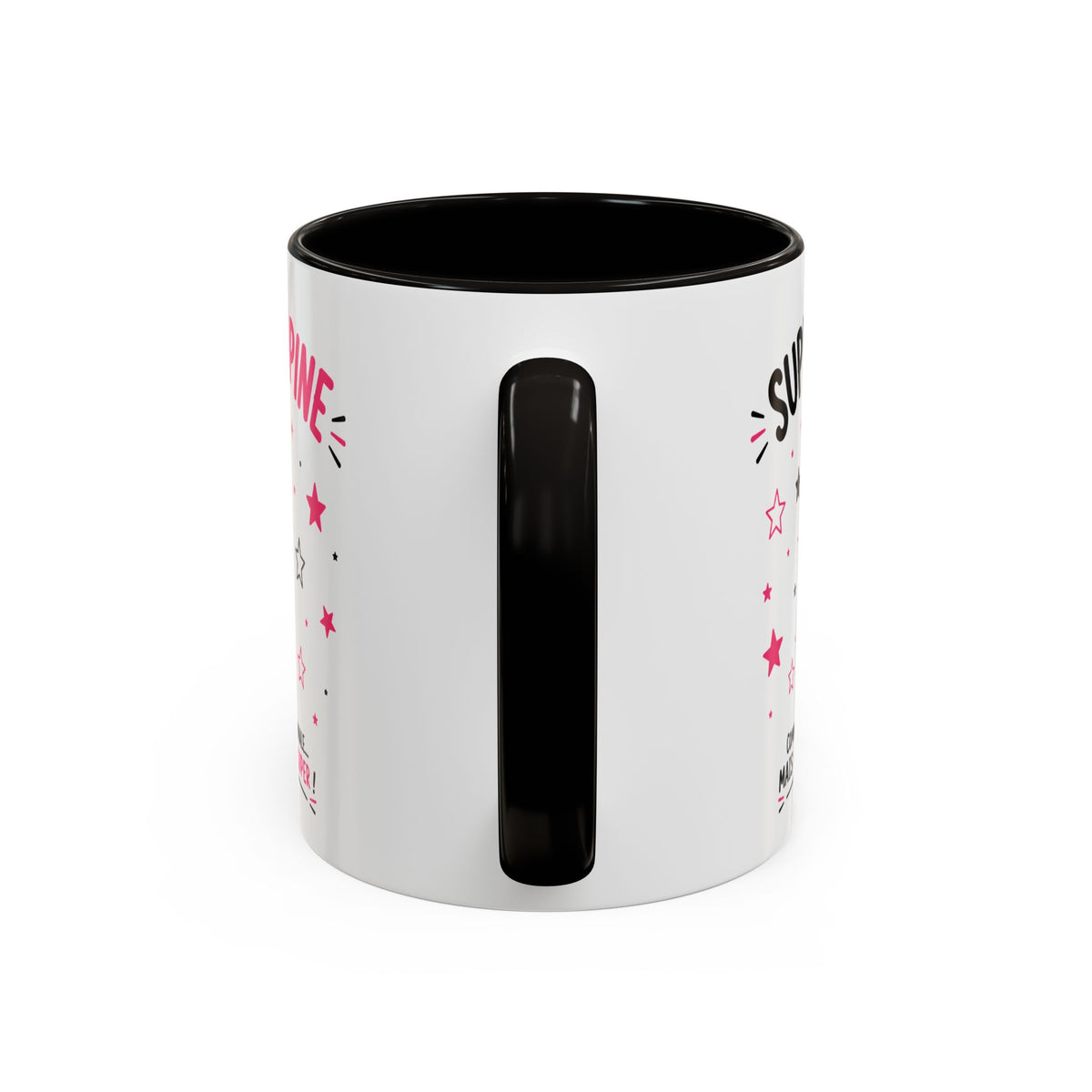 Mug Super Copine – Tasse Humoristique pour Amie – Idée Cadeau Originale pour une Super Copine – Anniversaire Noël Amitié noir bleu rouge