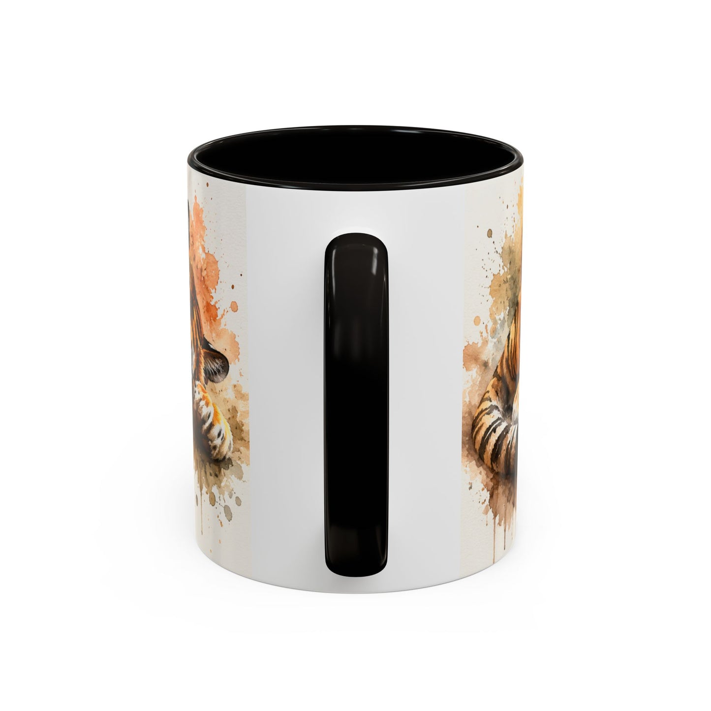 Tasse Tigre Aquarelle – Mug Tigre Endormi Relaxant – Cadeau Animal Sauvage Homme Femme 325ml