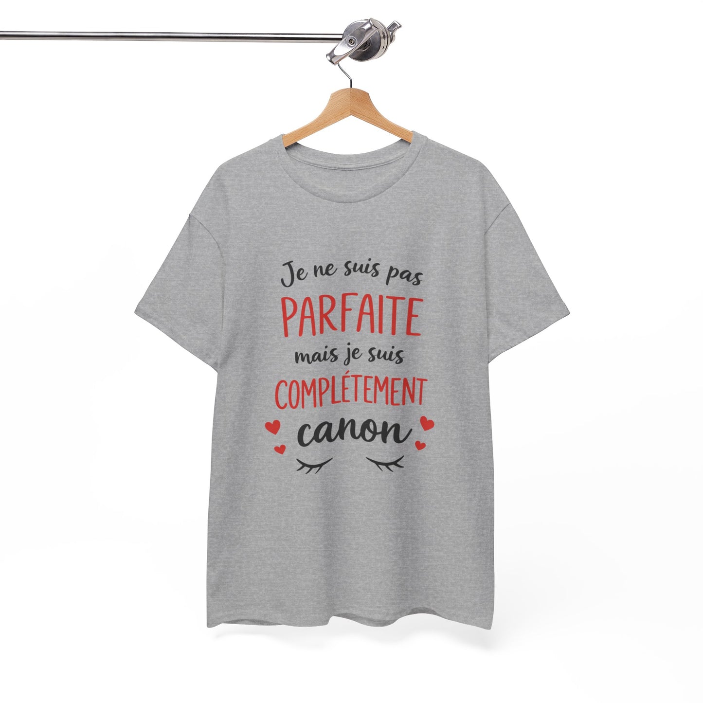 Tee Shirt Femme Je Ne Suis Pas Parfaite Mais Je Suis Complètement Canon – T-shirt Humour Femme
