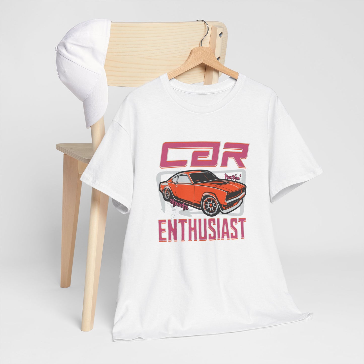 T-Shirt Car Enthusiast Homme Femme – Tee Shirt Voiture Vintage Racing – Design Auto Street Car Lover Noir Blanc Gris Cadeau
