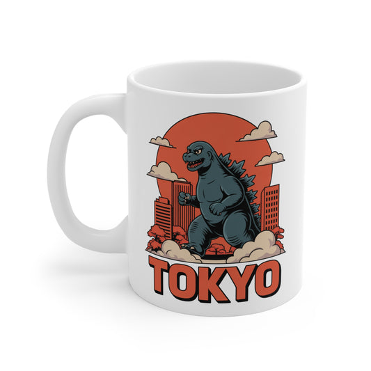 Tasse Tokyo 325ml – Mug Monstre Géant Kaiju – Design Japon Pop Culture – Cadeau Original Céramique