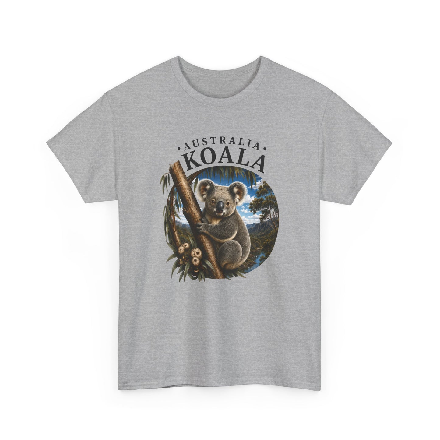 Tee Shirt Homme et Femme Koala Australie Animal Sauvage Nature Forêt Australienne Voyage Cadeau Passionné Animaux