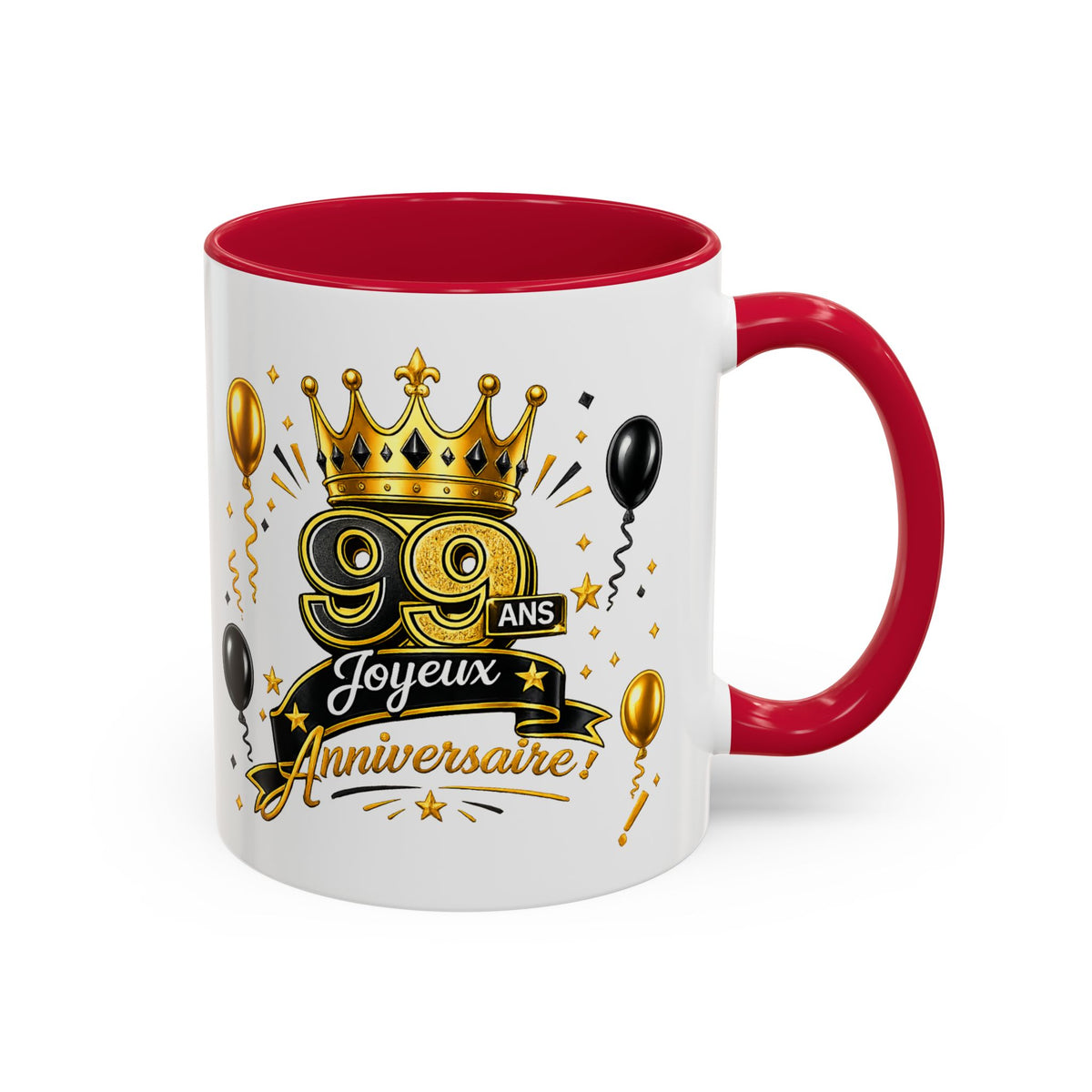 Mug Joyeux 99 Ans – Tasse Anniversaire 99 Ans – Cadeau Original pour Femme Homme – Idée Cadeau 99e Anniversaire
