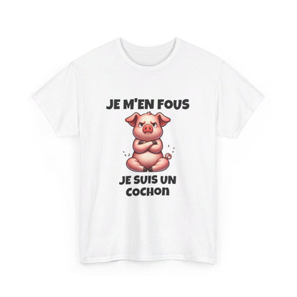 T shirt Animal Je suis un Cochon idée cadeau humour drole amusant humoristique pour homme et femme