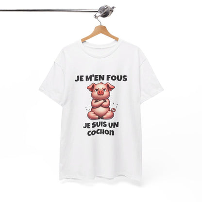 T shirt Animal Je suis un Cochon idée cadeau humour drole amusant humoristique pour homme et femme