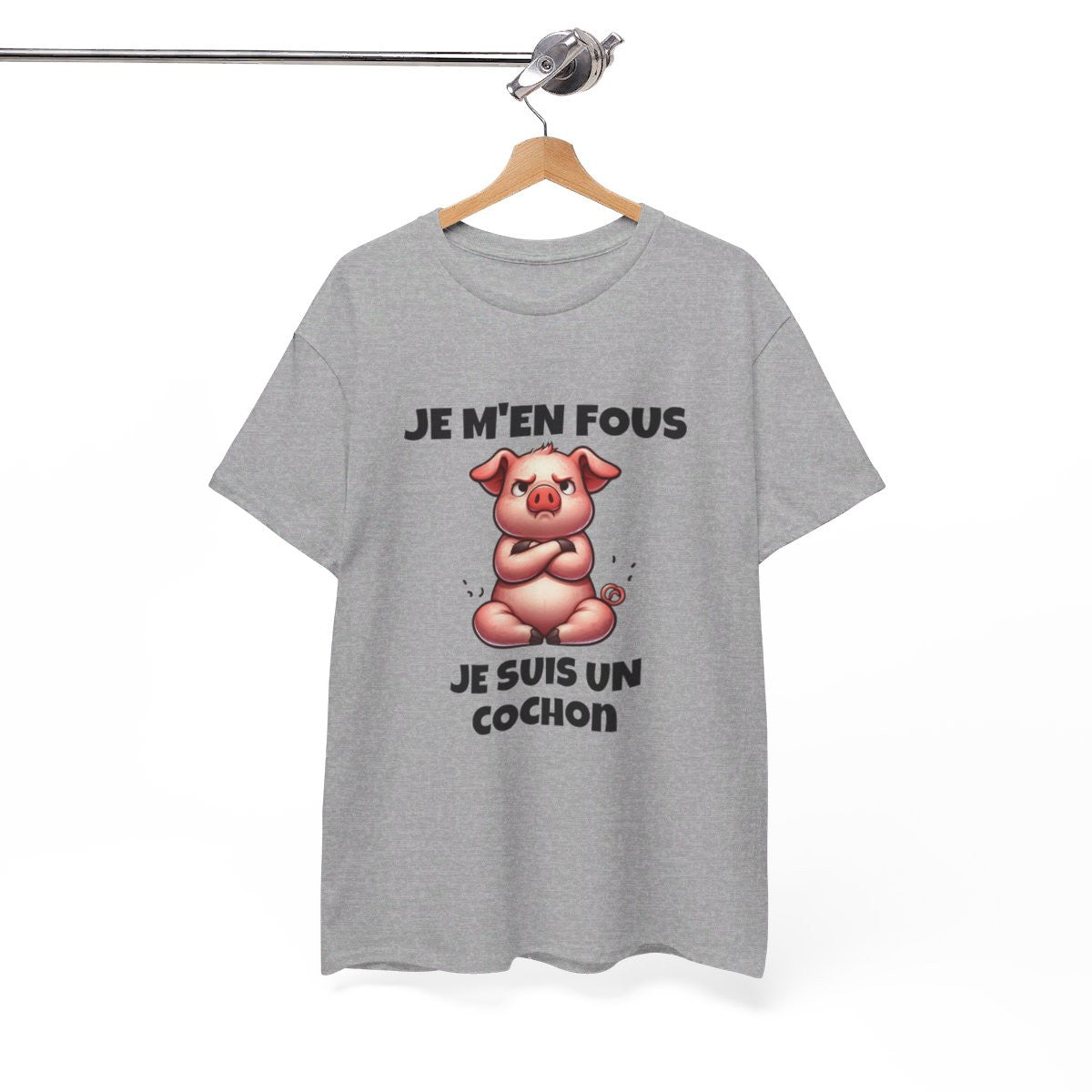T shirt Animal Je suis un Cochon idée cadeau humour drole amusant humoristique pour homme et femme