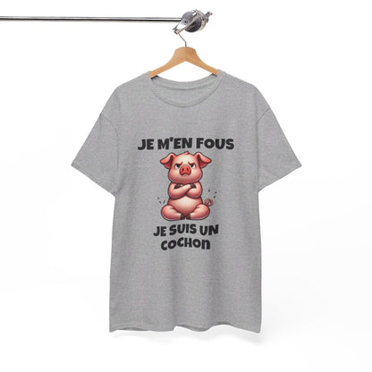 T shirt Animal Je suis un Cochon idée cadeau humour drole amusant humoristique pour homme et femme