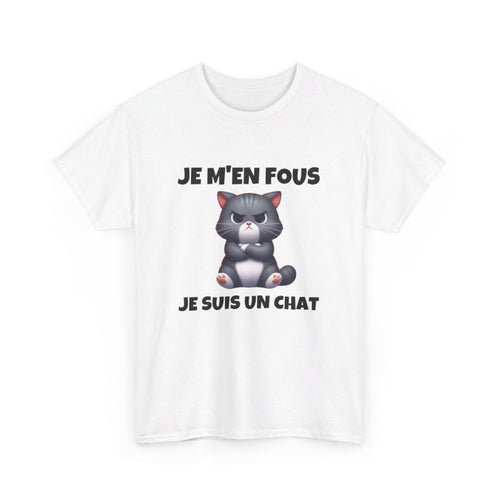 T shirt Animal Je suis un chat idée cadeau humour humoristique drole amusant Homme/Femme