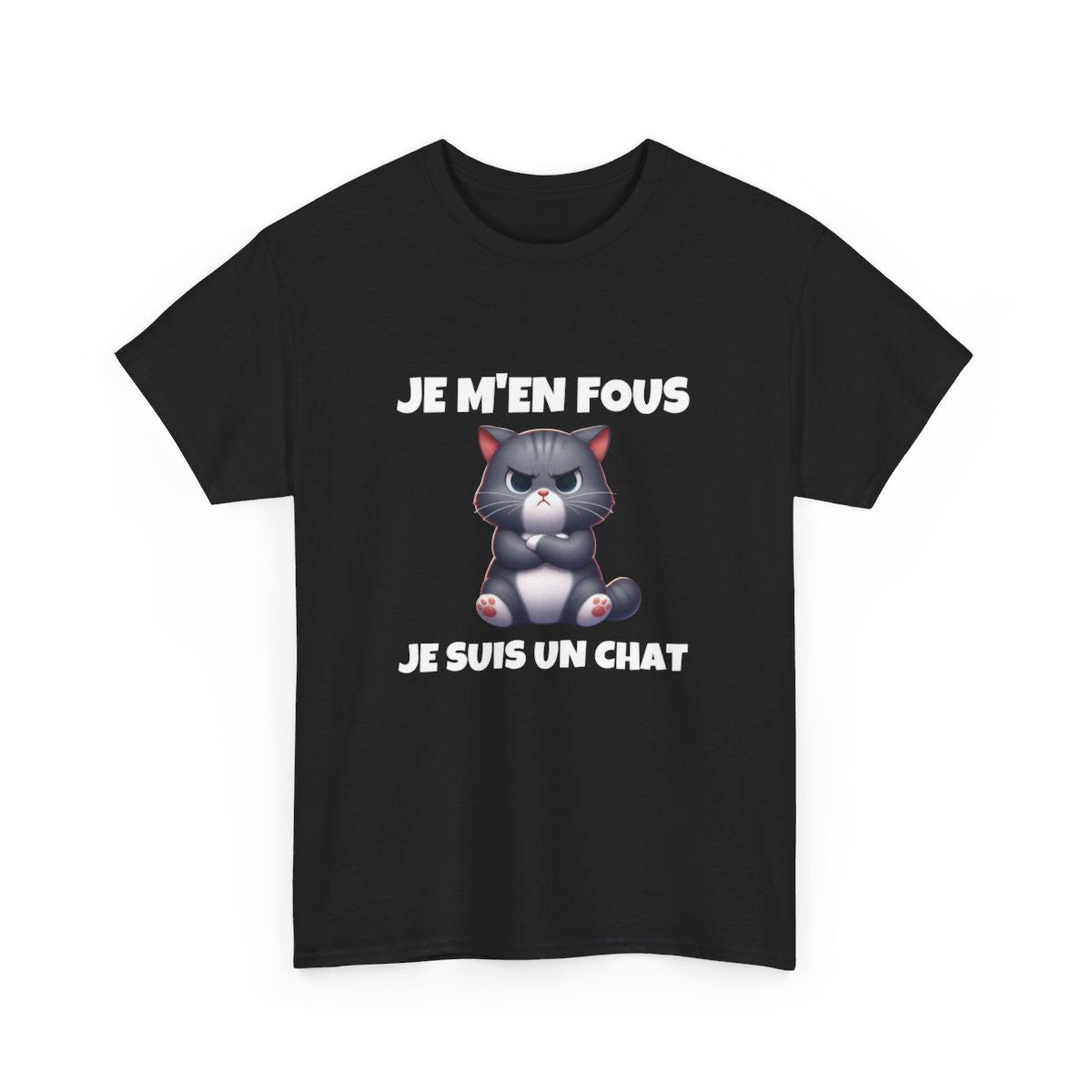 T shirt Animal Chat Je suis un chat idée cadeau humour humoristique drole amusant Homme/Femme