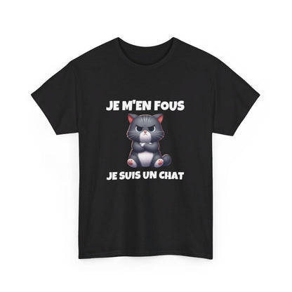 T shirt Animal Chat Je suis un chat idée cadeau humour humoristique drole amusant Homme/Femme