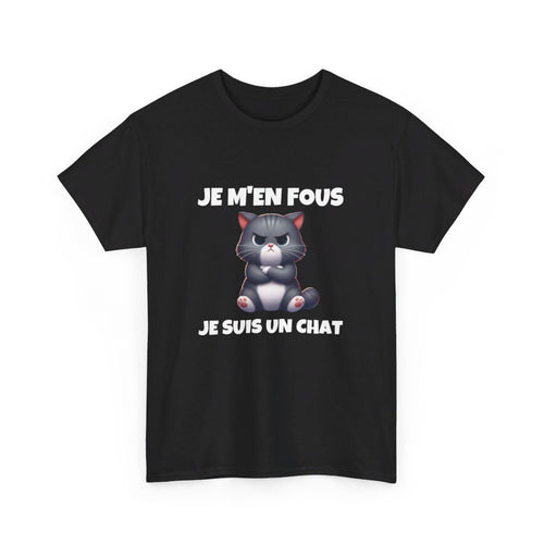 T shirt Animal Chat Je suis un chat idée cadeau humour humoristique drole amusant Homme/Femme