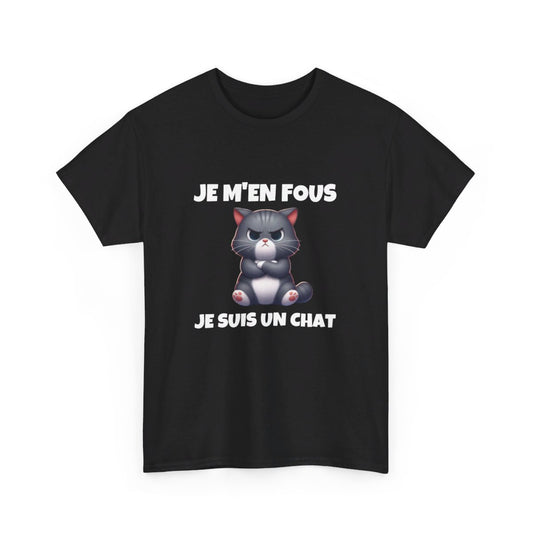 T shirt Animal Chat Je suis un chat idée cadeau humour humoristique drole amusant Homme/Femme