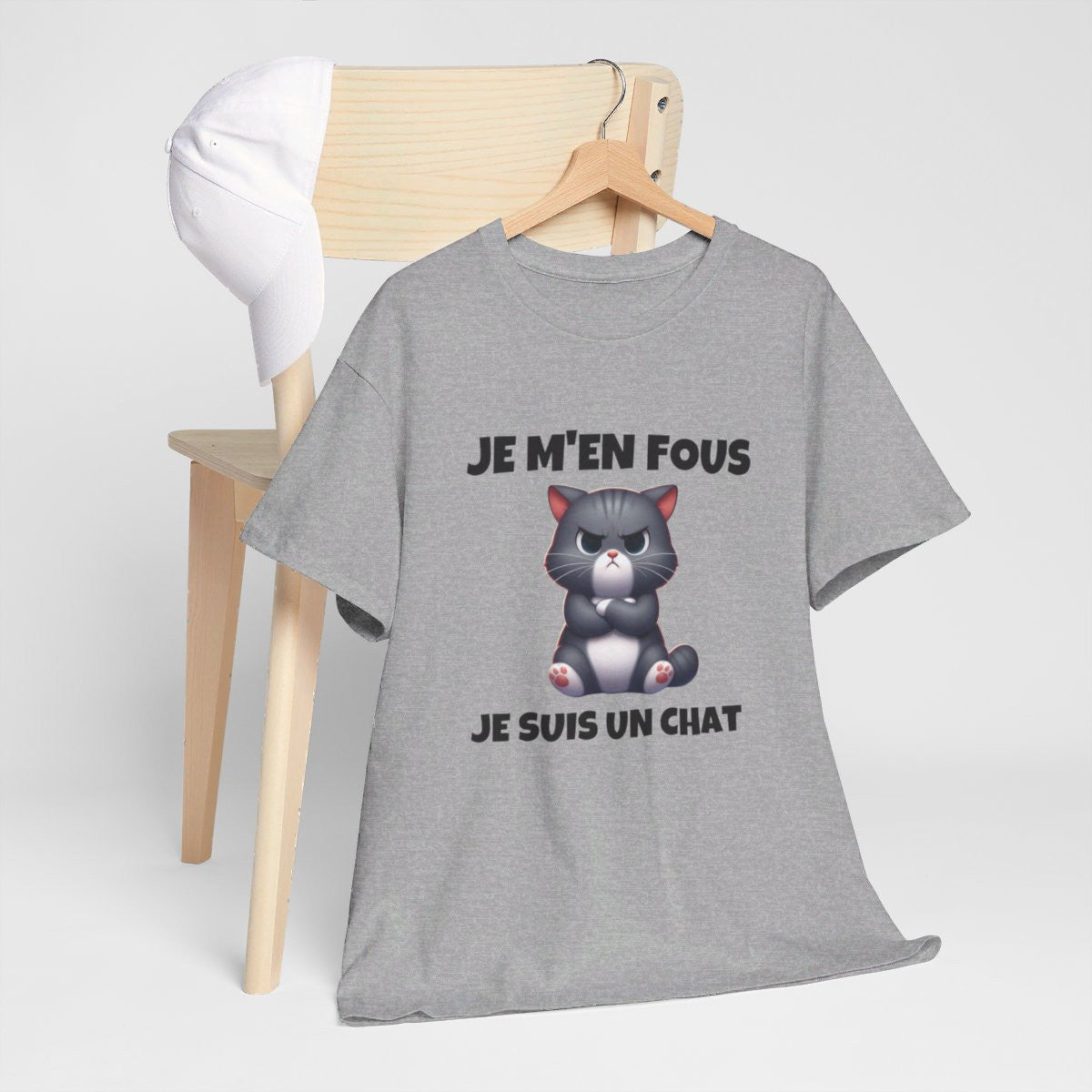 T shirt Animal Je suis un chat idée cadeau humour humoristique drole amusant Homme/Femme
