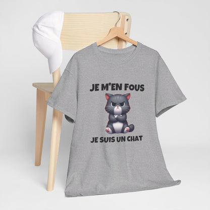 T shirt Animal Je suis un chat idée cadeau humour humoristique drole amusant Homme/Femme