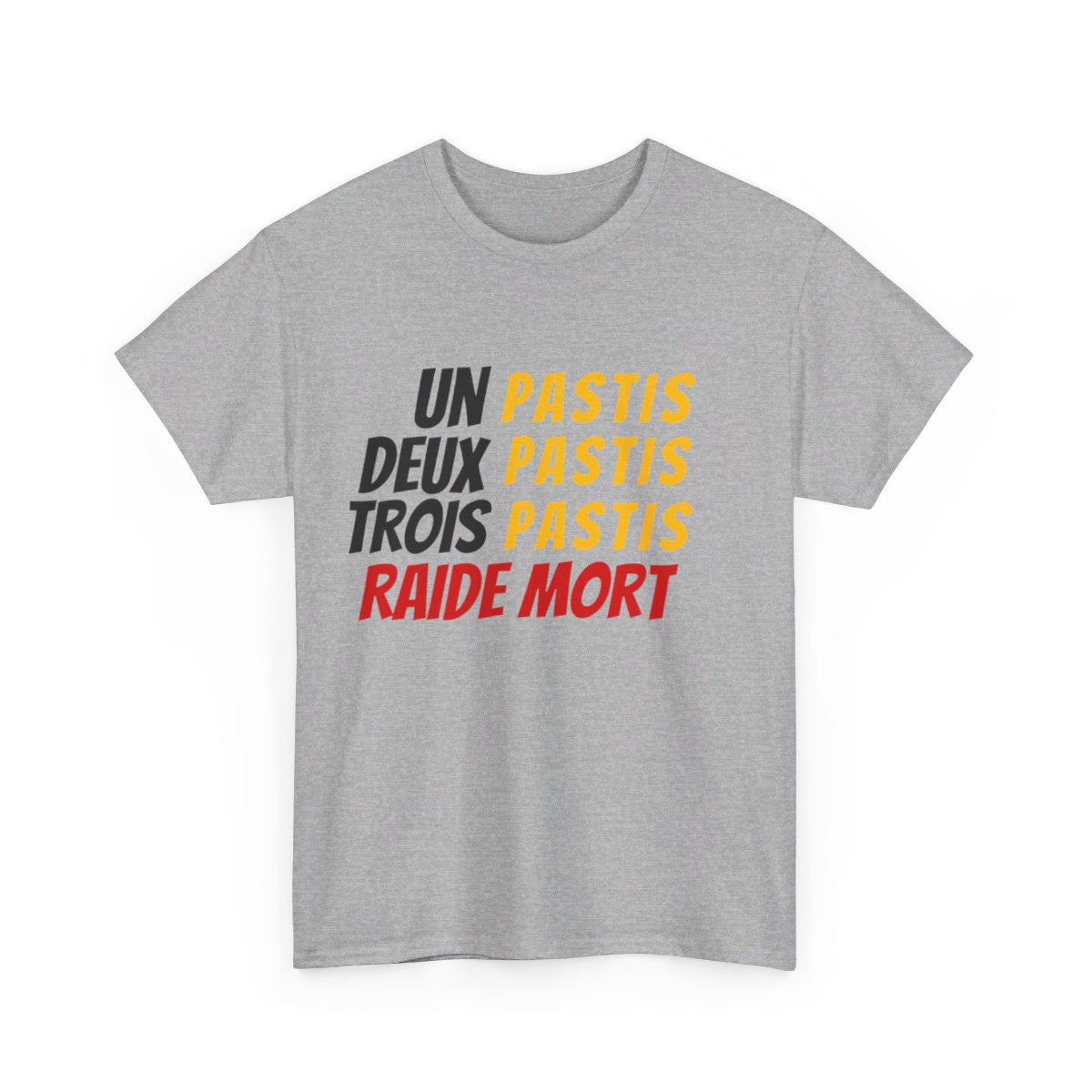 Tee shirt Pastis idée cadeau humour drole amusant pour homme et femme