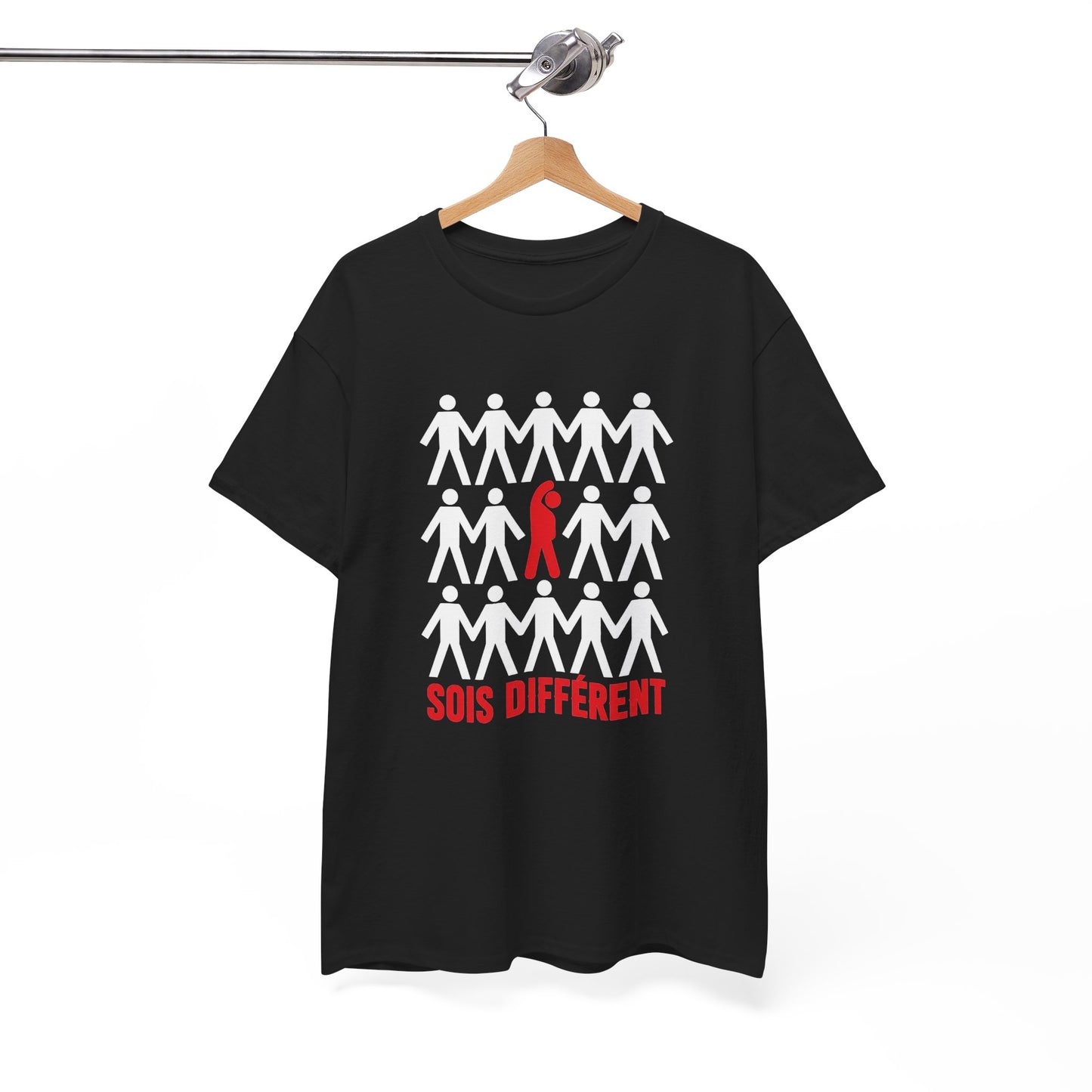 T-Shirt Homme et Femme Motivation – Originalité Confiance en Soi Individualité – Cadeau Inspirant