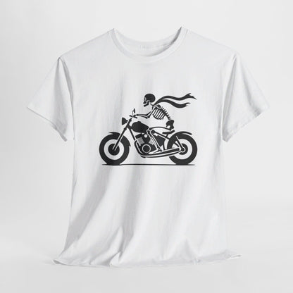 Tee shirt Moto Squelette idée cadeau motard pour homme et femme