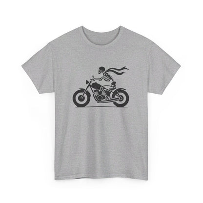 Tee shirt Moto Squelette idée cadeau motard pour homme et femme