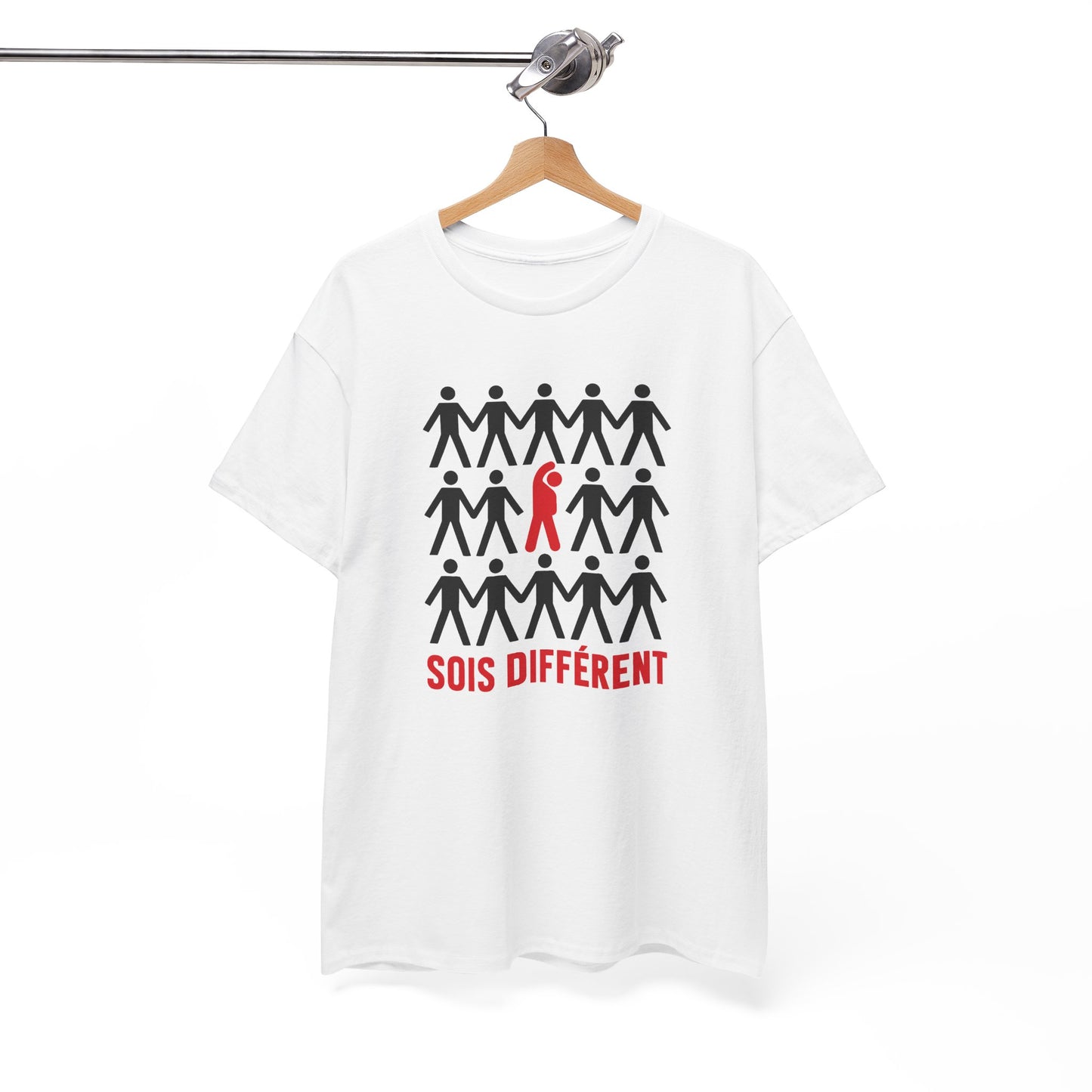 T-Shirt Homme et Femme Motivation – Originalité Confiance en Soi Individualité – Cadeau Inspirant